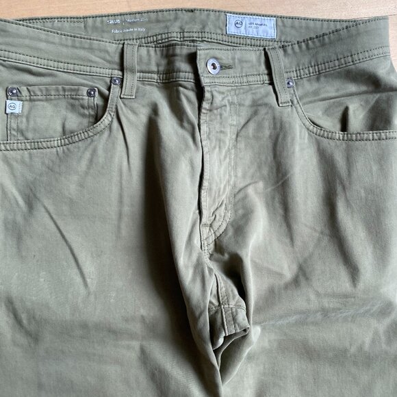AG jeans mens olive green "telis" modern slim fitted sz 34 - Picture 2 of 6